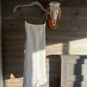 Jacquemus x Nike Cream Ribbed Jumpsuit